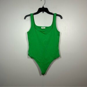 Babaton green bodysuit size large